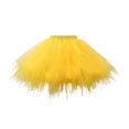 thumbnail image 3 of Skirts for Women Carnival Dance Party Holiday Party Tutu Ballet Casual Comfortable Womens Skirt Yellow M, 3 of 4