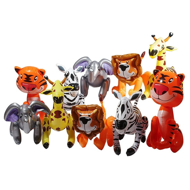 Inflatable Zoo Animals, Party Guests Jungle Safari Includes Tigers