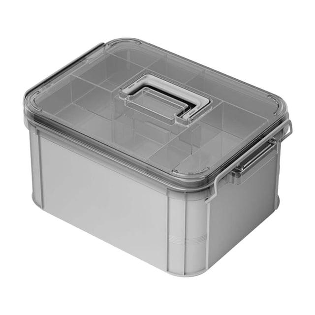 jinwen Hardware Storage Case Screw Parts Storage Organizer for Cosmetics Sewing Kit L
