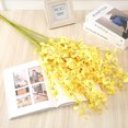 thumbnail image 2 of Billuyoard 12 unids/set decoraciones de ramo de boda y fiesta duraderas no tóxicas apariencia realista amplia aplicación bajo mantenimiento Decoración Verde amarillo, 2 of 6