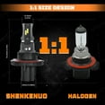 thumbnail image 3 of For Mercury Grand Marquis 2006-2011 Quayub LED Headlight + Fog Light Bulbs 4X 6000K, 3 of 17