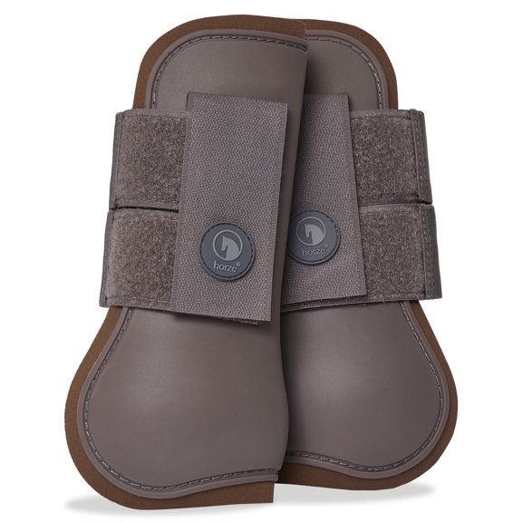 HORZE Chicago Protective Horse Tendon Boots - Lightweight Open Front Boots for Jumping, Trail Riding, and Turnout (Pair)
