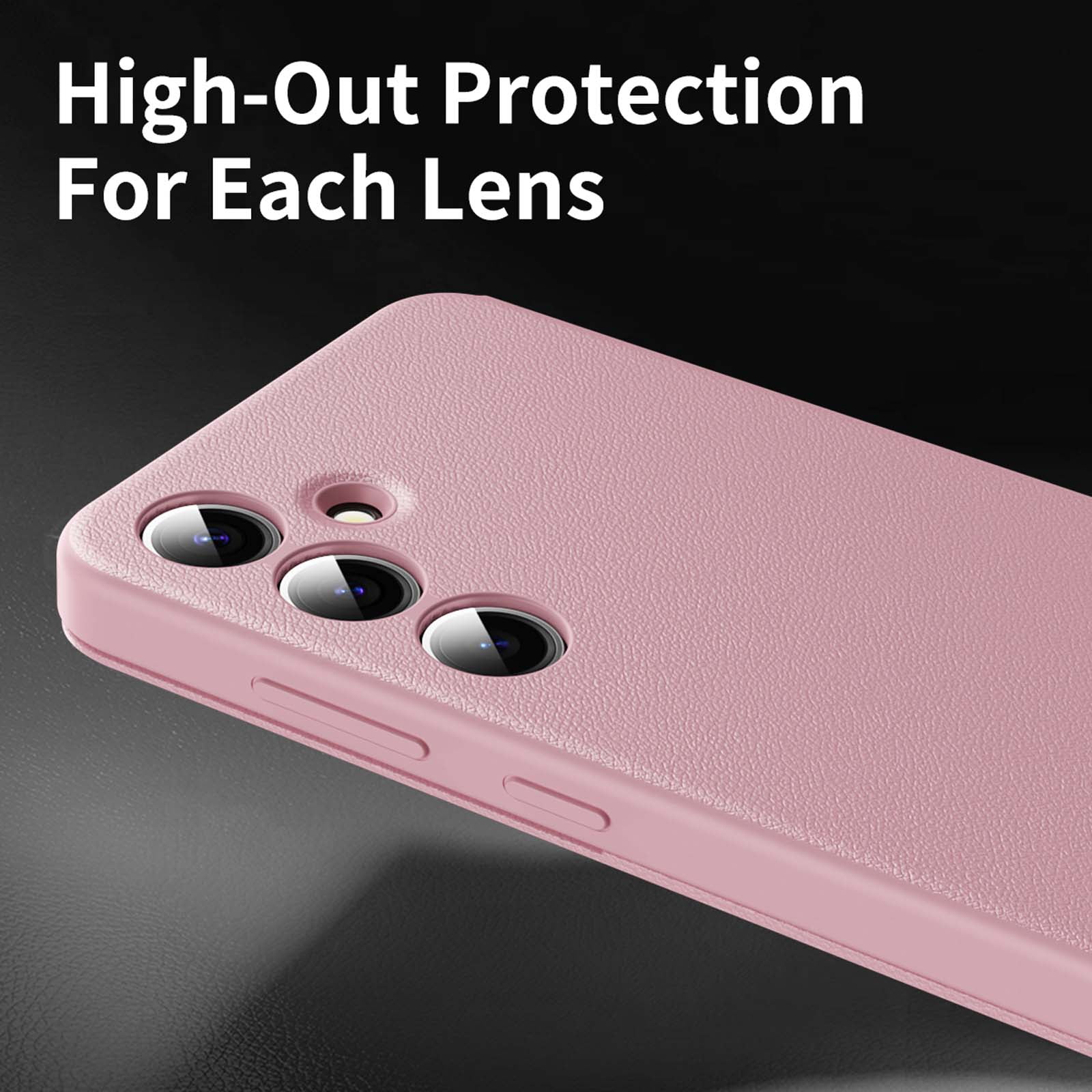 For Samsung Galaxy S25+ Case PU Leather Flip Case,With Intelligent Window,With Card Holder,Anti-fall Rugged Shockproof Protective Phone Case Cover for Samsung Galaxy S25+,Pink