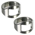 thumbnail image 1 of Anillos Abridor De Botellas De Cerveza Anillos De Sacacorchos De Cerveza Abridor De Botellas De Acero Inoxidable Para Bar En Casa 2 Uds Monstrate HA035925-00, 1 of 6