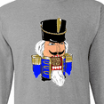 thumbnail image 4 of Inktastic Christmas Nutcracker in Blue Long Sleeve T-Shirt, 4 of 5