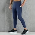 thumbnail image 2 of TINZ Mens Tight Fitness Running Stretch Basketball Base Training Compression Pants Fitness Pants Rave Clothes Guys Mens Slim Fit Sweats, 2 of 9
