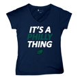 thumbnail image 5 of It's a Philly Thing Funny Women's V-Neck T-shirt Philadelphia Birds Fan Champions City of Brotherly Love Football Fly Tee, 5 of 7