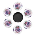 thumbnail image 3 of Posavasos de cuero de 6 piezas, posavasos de puntada para bebidas, posavasos para tazas, regalo de inauguración de la casa, ideal para la decoración del hogar, 3 of 7