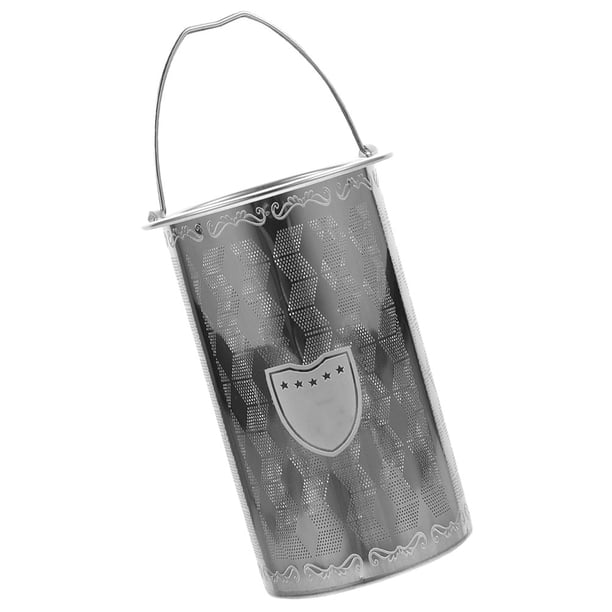 Filtro infusor de acero inoxidable con mango colador de hojas de té accesorio de té chino