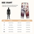 thumbnail image 3 of Honiee White Red Cat Couple for elegant Women's Lounge Pants and Pajama Pants, crafted for ultimate comfort in your sleepwear essentials-Small, 3 of 6