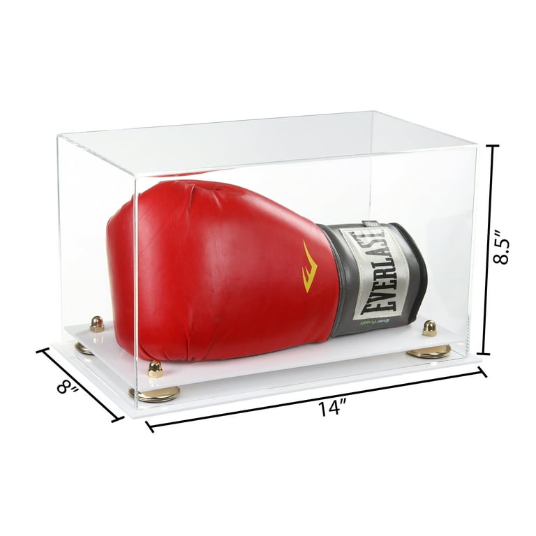 Single boxing glove display top case