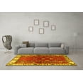 thumbnail image 3 of Ahgly Company Indoor Rectangle Persian Yellow Traditional Area Rugs, 5' x 7', 3 of 4