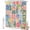 Grass Green Khaki Light Yellow, variant on Shower Curtain Vintage Abstract Floral Shower Curtains for Bathroom Decor, Waterproof Polyester Shower Curtain Set with Hooks, Extra Long 72" x 96" Spring Flowers Print