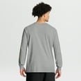 thumbnail image 2 of Men's Fanatics Heather Gray Los Angeles Chargers Hometown Sweep Legacy Long Sleeve T-Shirt, 2 of 5