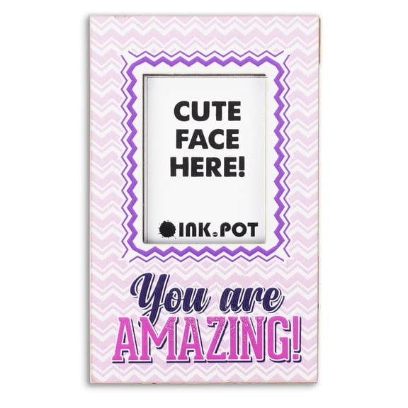 Inkdotpot You Are Amazing! PhotoMagnetFrame-MagneticPhotoFramesFor Refrigerator Magnets- MiniPhotoFrames- Cute Gift ForFriends/ Kids/ Family | 9 x 5.5 cm