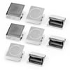 Unique Bargains Magnet Base Magnetic Wall Clip Refrigerator Memo Note Photo Message Holder 8pcs