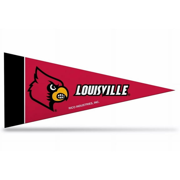 8 Pack Louisville Mini Pennants, 4" x 9" Licensed By Rico