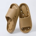 thumbnail image 2 of Xunlbb Lightweight Sandals for Women Men Comfort Non-Slip Pillow House Sandals Waterproof Shower Shoes Indoor Slides Bathroom Sandals Slip On Slide Sandals Easy to Clean 36-44, 2 of 6