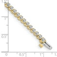 thumbnail image 4 of Finest Gold 14K Yellow Gold Diamond Tennis Bracelet Mounting, 4 of 5