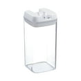 thumbnail image 1 of Easy Lock System Airtight Food Storage Containers, Transparent Kitchen Jars with Rubber Seal Fresh-Keeping Design, Plastic Storage Box Set for Pantry Countertop Organization, 1 of 2