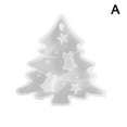 thumbnail image 1 of C Christmas Pendant Resin Mold Snowflake Christmas Tree Epoxy Silicone Mould H2H K6O2, 1 of 9
