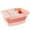pink-lid, variant on Totoro Hero Foldable Footbath Massage Bucket Soaking Bucket Folding Basin Spa Foot Bath Bucket Household Sauna Bathtub Pedicure Bath Bathtub