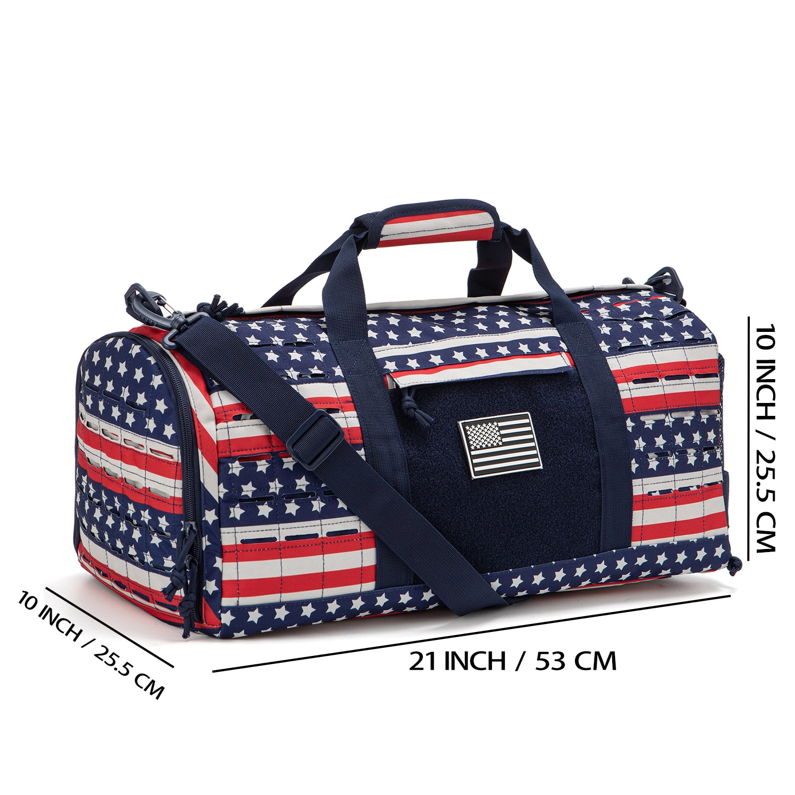 QT&QY 40L Gym Bags for Men Duffle Bag Heavy-Duty Sports Travel Weekender Tote with Shoe Compartment