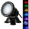 thumbnail image 1 of Projecteur d'Aquarium avec Base IP68 3.5W 12V Lampe Submersible Multicolore Éclairage Angle Réglable Led Lampe sous-Marine Décoration Étang, 1 of 5