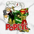 thumbnail image 2 of Retro Popeye Steam Train Cartoon Long Sleeve TShirt Men Women Brisco Brands S, 2 of 5