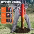 thumbnail image 4 of Fence Post Driver VEVOR, 14 libras, acero al carbono de alta resistencia, rojo, 4 of 9
