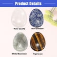 thumbnail image 5 of Vocoste Thumb Worry Stone Faux Crystal Includes Rose Quartz Tigers Eye Blue Solidate White Moonstone 4pcs, 5 of 6