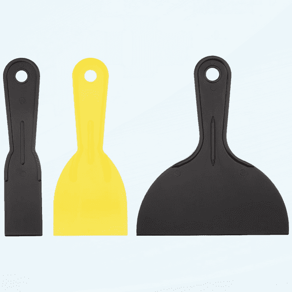 Plastic Putty Knives 3-Pack: 1-1/2", 3", 6"