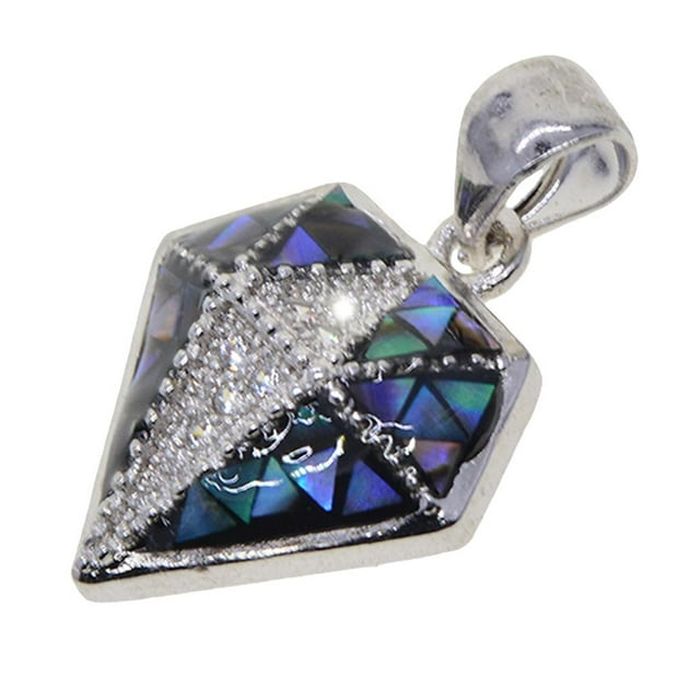 Colgantes de cristal de 1 pieza, colgante para bolígrafo, taza, bolsos, decoración, conector de joyería, hallazgos artesanales Azul plateado Gloria Sujetador Dangle Charms Colgante