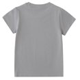 thumbnail image 3 of NAISIBABY Boys Short Sleeve Tee, Cotton Crewneck Graphic Daily Casual T-Shirt Gray 3-4T, 3 of 8