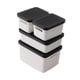 thumbnail image 4 of 4 cajas de almacenamiento para casa de muñecas a escala 1/12 con tapa, diseño de colección, decoración y simulación. Negro, 4 of 9