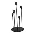 thumbnail image 2 of Candelabro de Metal, candelabro cónico, centros de mesa, decorativo tradicional con 5 cabezales para decoración festiva de fiesta, duradero, 2 of 8
