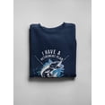 thumbnail image 3 of I Plan To Fish Quote Sweatshirt Men -GoatDeals Designs, Male 5X-Large, 3 of 4