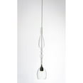 thumbnail image 3 of Clutch 1 - Light Black Modern Glass And Steel Wall Sconce, 3 of 5
