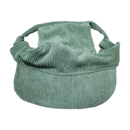 Dog Hats for Medium Dogs Corduroy Pet Sun Cap Green Adjustable Open Ear Dog Cap for Outdoor Walking Hiking Sports Gift for Dog Owner Breathable Outdoor Pet Headwear for Golden