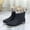 #01 Black, variant on Women's Rain Boots Fashion Solid Color Waterproof Non-Slip Rain Boot Casual Rainy Day Wear Women Shoes Mid-Tube Rubber Flat Heeled Ankle Rain Boots
