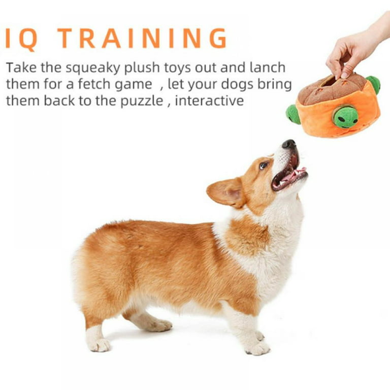 Dog Puzzle Toys Squeaky Plush Snuffle Dog Toy Game IQ Training