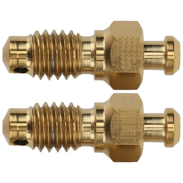 Tornillo de purga de freno, 2 piezas de purga de freno de disco, tornillo de purga de freno de disco, accesorios de bicicleta, funcionalidad versátil