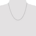 thumbnail image 4 of 10K White Gold Cable Chain Styles Necklace 1.1 mm Flat 20 inch, 4 of 4