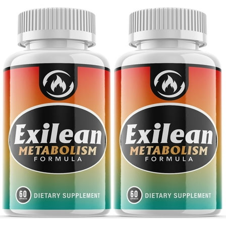 (2 Pack) Exilean - Keto Weight Loss Formula - Energy & Focus Boosting Dietary Supplements for Weight Management & Metabolism - Advanced Fat Burn Raspberry Ketones Pills - 120 Capsules
