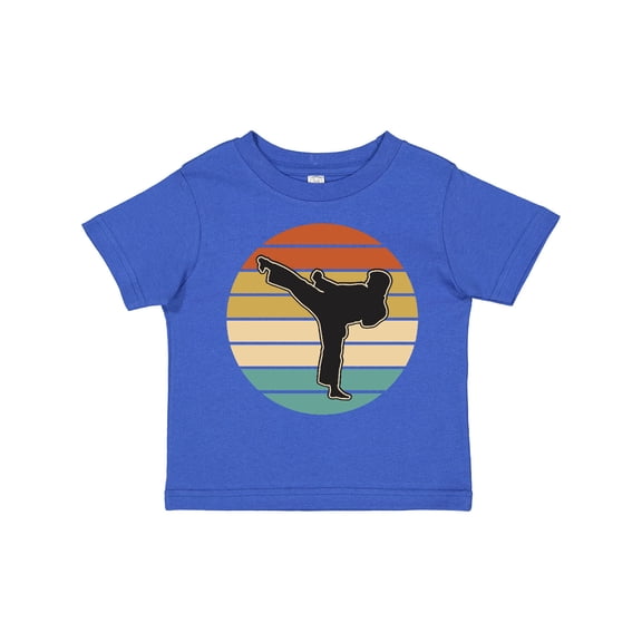 Inktastic Karate Martial Arts Silhouette Boys or Girls Toddler T-Shirt
