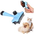 thumbnail image 1 of Cepillo autolimpiante para perros y gatos, peine de baño para mascotas, herramienta de aseo para mascotas - Limpieza con un solo clic, 1 of 5