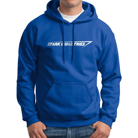 Stark Industries Hooded Sweatshirt Hoodie Royal Blue