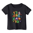 thumbnail image 6 of Girls Shirts Kids Basic Tees Kids Casual Fashion Short Sleeve T Shirt with Digital Print Round Neck Tee Boys Daily Wear, 6 of 7