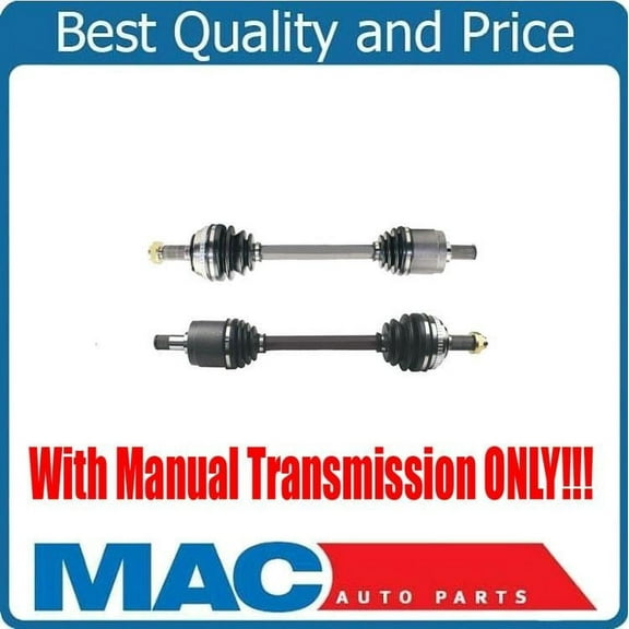 (2) All CV Axles Shafts for Accord 2.3L 98-02 with Manual Transmission