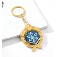thumbnail image 5 of Genshin Impact Vision Luminous Keychain, Gold Game Figure Key Chain Pendant Keyring Accessories Cosplay Costume Gifts, 5 of 5